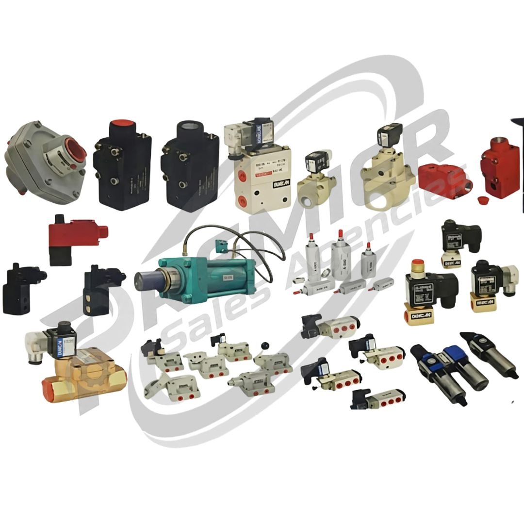 Pneumatic Cylinders, Seal Kits, Solenoid Valves, Midget Solenoid Valves, FRL Units, Rotary Actuators, Positioner Cylinders, Valve Automation Systems, Knife Gate Valves, Electrical Actuators - Image 11