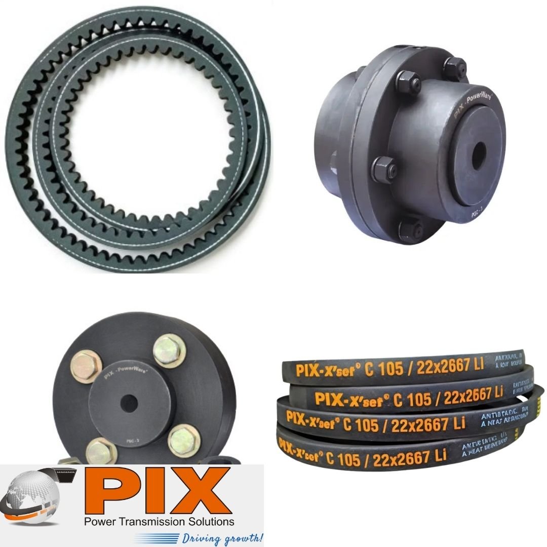 V-Belts, Wedge Belts, Taper Lock Pulleys & Bushes, Couplings