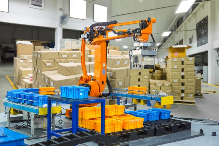 Controller,Of,Industrial,Robotic,Arm,For,Performing,,Dispensing,,Material-handling,And