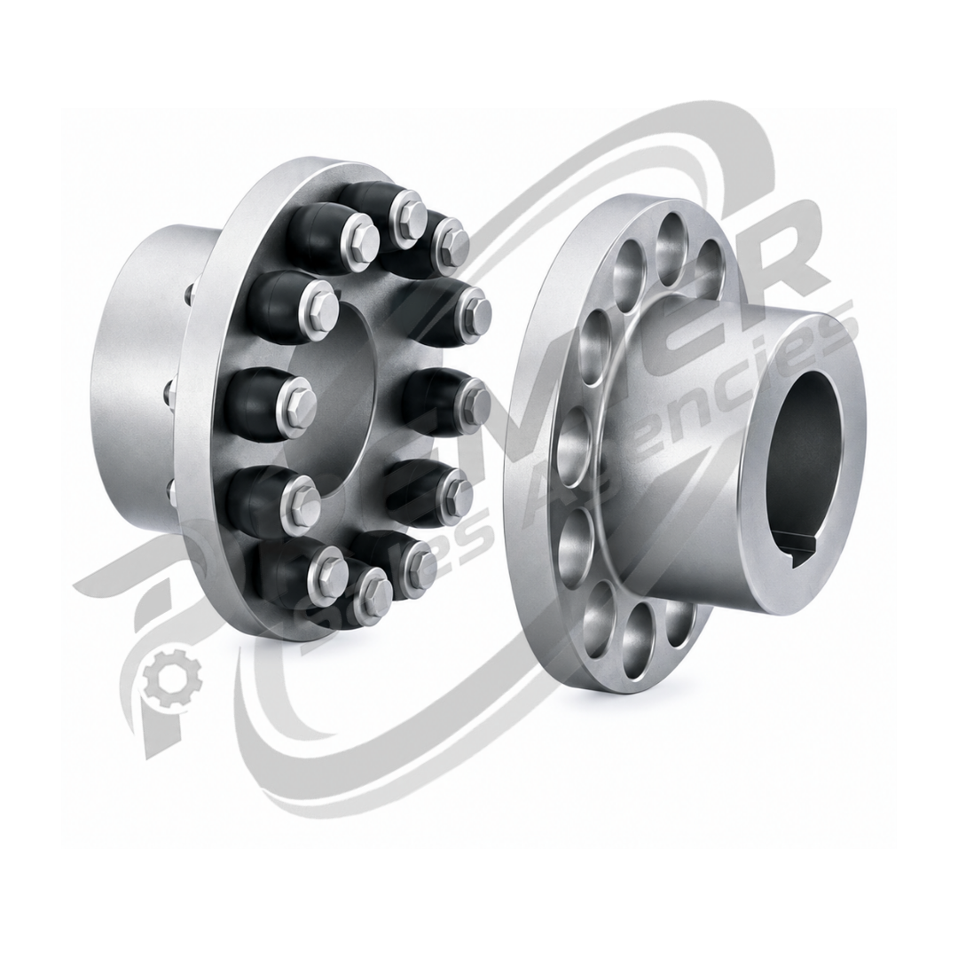 23) Couplings, Pin Bush Couplings, Geared couplings Spiders. - Image 4